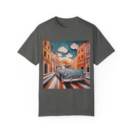 1960 Alfa Romeo Giulietta Unisex Garment-Dyed T-shirt