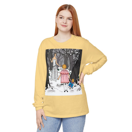 Fairy Tale Elegance Unisex Garment-dyed Long Sleeve T-Shirt