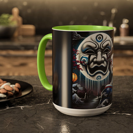 Geisha’s Black Ink Tears Colorful Mugs (11oz, 15oz)