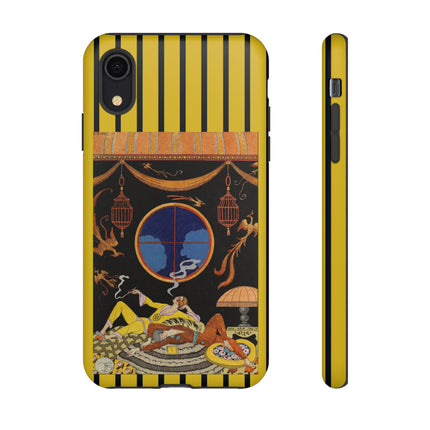 Falbalas et fanfreluches La paresse (Laziness) by George Barbier Phone Cases
