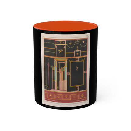 Pompeii Walls Pl.04 by Victor Steeger Colorful Mugs, 11oz