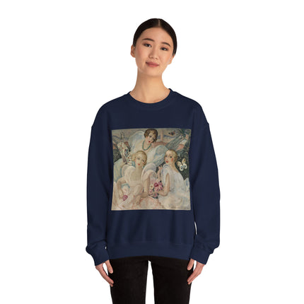 Les Femmes Fatales by Gerda Wegener Heavy Blend™ Crewneck Sweatshirt