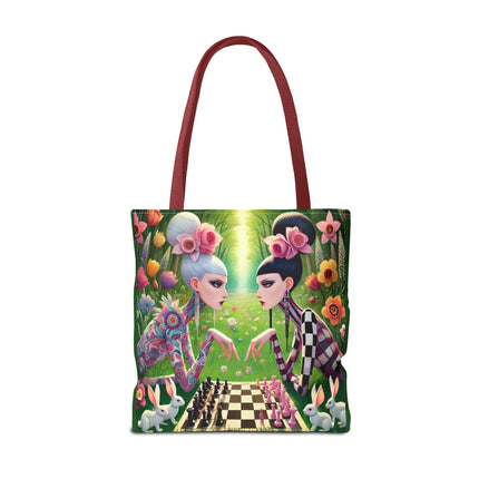 The Spring Gambit: A Fairy’s Move Tote Bag – Whimsical Chess & Spring Magic
