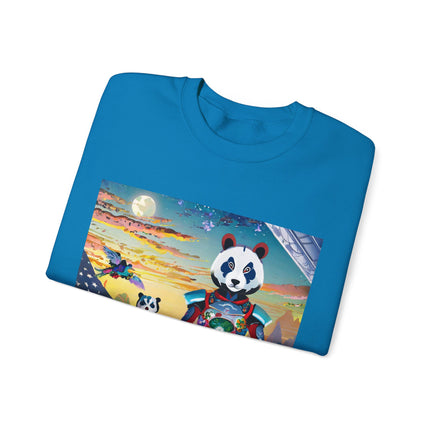 Cyber Punk Robots Unisex Heavy Blend™ Crewneck Sweatshirt