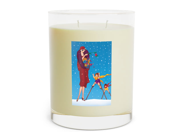 Snowfall & Couture Scented Candle - Full Glass, 11oz