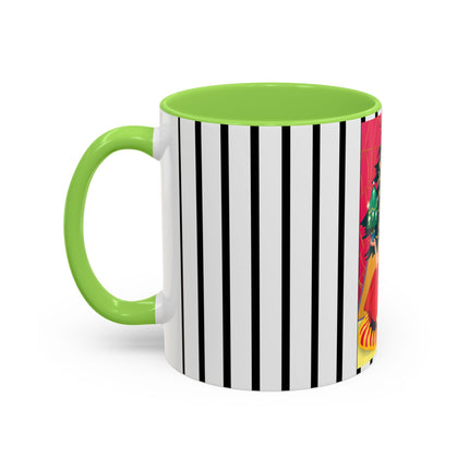 Art Deco Christmas Enchantment Colorful Mugs (11oz, 15oz)