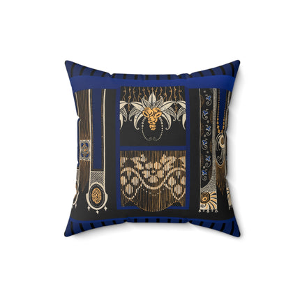 La décoration moderne dans le textile Pl. 4 by Gaston Charlet Spun Polyester Square Pillow
