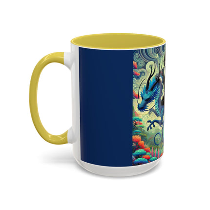 Mystic Guardian of the Sky Light Colorful Mugs (11oz, 15oz)