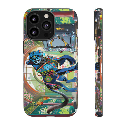 Cyber Panther's Hunt Phone Cases