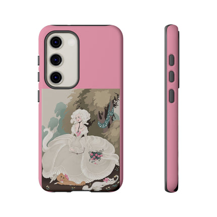 Rococo Garden Reader Phone Case – Whimsical Elegance & Timeless Charm