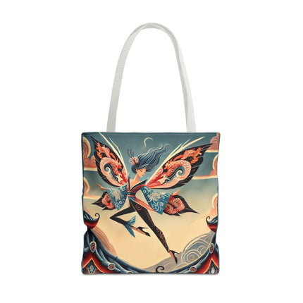 The Dragon Fairy of the Temple Tote Bag – Mythic Grace & Ancient Power