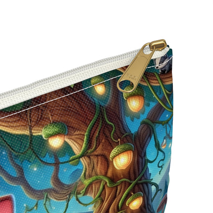 The Fawn Defender Flat Pouch – Woodland Guardian & Gentle Courage