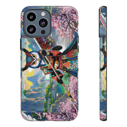 Cyberpunk Samurai Owl Phone Cases