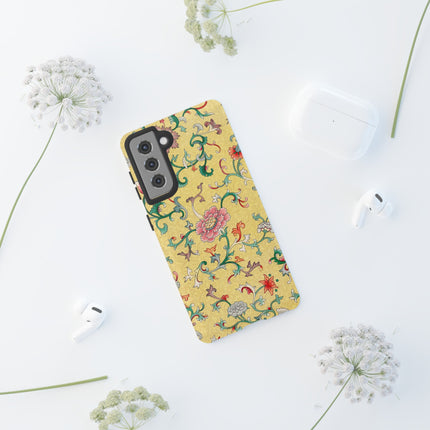 Flower Illustration by Owen Jones Phone Cases