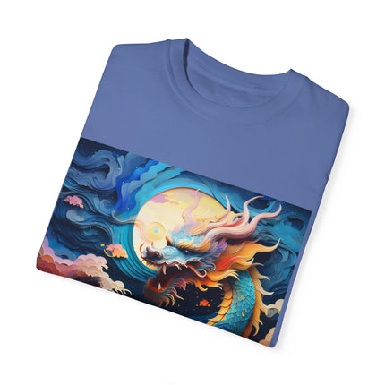 A Dragon's Ascent Unisex Garment-Dyed T-shirt