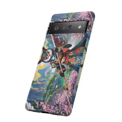 Cyberpunk Samurai Owl Phone Cases