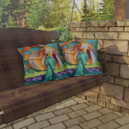 Charming Mermaid Outdoor Pillows