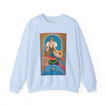 April & Diamond (from the Gem Series) by Sofia Chiostri Heavy Blend™ Crewneck Sweatshirt