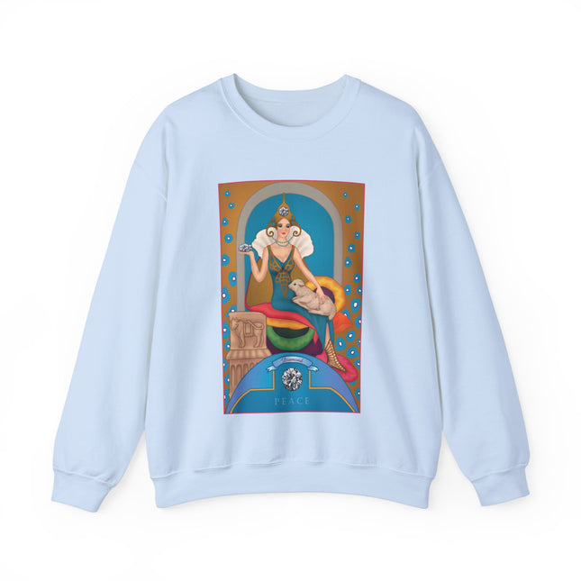 April & Diamond (from the Gem Series) by Sofia Chiostri Heavy Blend™ Crewneck Sweatshirt