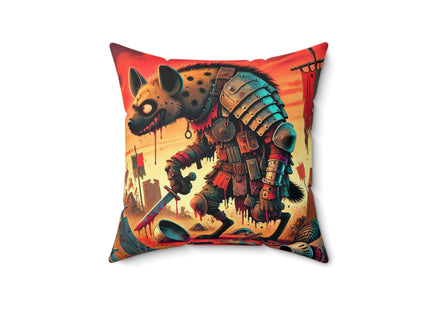 The Cunning Scavenger Spun Polyester Square Pillow