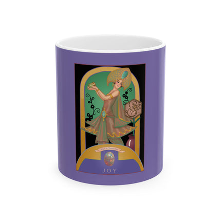 October & Opal, Tourmaline (from the Gem Series) by Sofia Chiostri Ceramic Mug 11oz