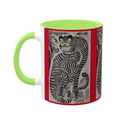 Talismanic Tiger Colorful Mugs, 11oz