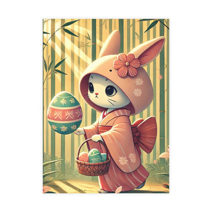 Geisha Kitten’s Easter Stroll Postcards (envelopes included) - Bundles of 10, 30, 50 Pieces