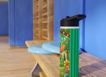 Robot Fairy Stainless Steel Water Bottle, Standard Lid