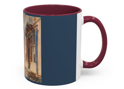 Gondola Moorings on the Grand Canal by John Singer Sargent Colorful Mugs (11oz, 15oz)