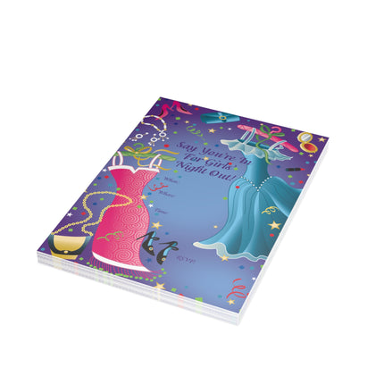 Girls Night Out Party Invitation! Bundles of 10, 30, 50 Pieces Available (envelopes included)