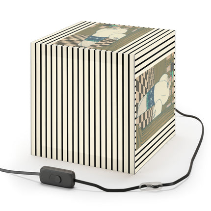 Les Hermines by Georges Lepape Light Cube Lamp
