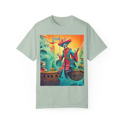Skeleton Crew of the Misty Seas Unisex Garment-Dyed T-shirt