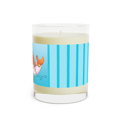 A Rooster's Seafaring Adventure Scented Candle - Full Glass, 11oz