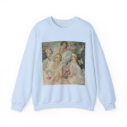 Les Femmes Fatales by Gerda Wegener Heavy Blend™ Crewneck Sweatshirt