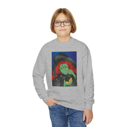 Mirror, Mirror A Witch's Touch Youth Crewneck Sweatshirt