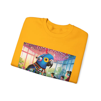 Parrot DJ Unisex Heavy Blend™ Crewneck Sweatshirt
