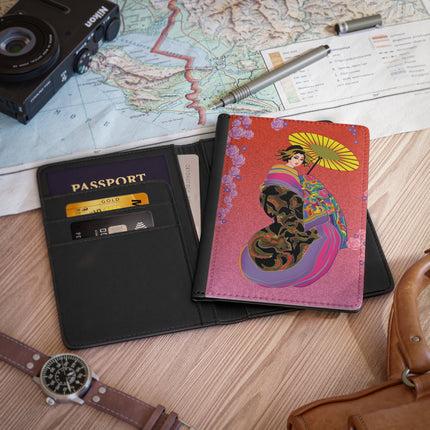 Enchanting Geisha Passport Cover
