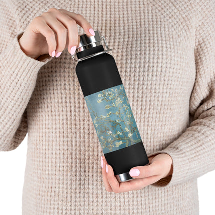 Almond Blossom by Vincent van Gogh Copper Vacuum Insulated Bottle, 22oz