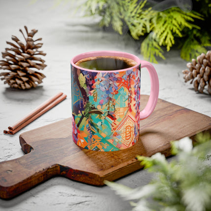 Golden Wisteria Symphony Colorful Mugs (11oz, 15oz)
