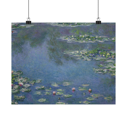 Water Lilies by Claude Monet Matte Horizontal Posters