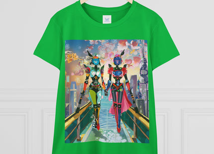 Cyber Punk Robot Models Cotton Tee