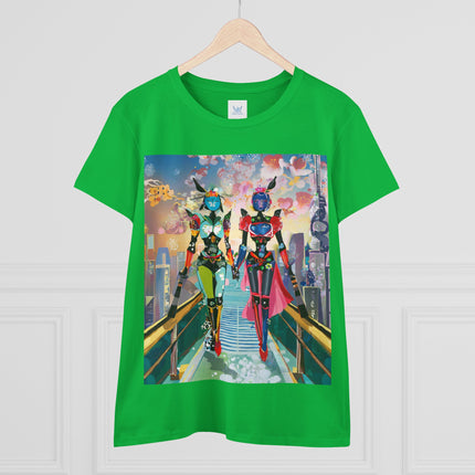 Cyber Punk Robot Models Cotton Tee