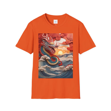 Stormbound Dragon Garment-Dyed T-shirt Softstyle T-Shirt