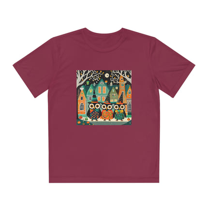Night of the Trick-or-Treating Owlets Youth Competitor Tee