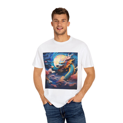 A Dragon's Ascent Unisex Garment-Dyed T-shirt