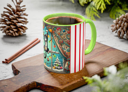 Mischief in Tinselland Colorful Mugs (11oz, 15oz)