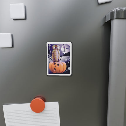 The Startled Pumpkin Die-Cut Magnets (5 Sizes)