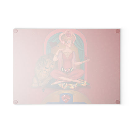 July & Ruby Zodiac Glass Cutting Board