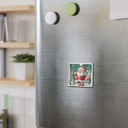 Santa's Joyful Night Die-Cut Magnets (5 Sizes)