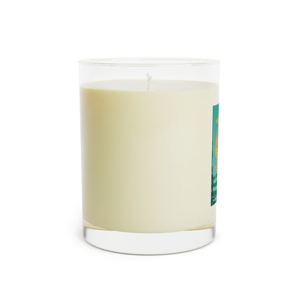 Golden Serenity Scented Candle - Full Glass, 11oz